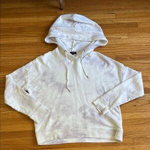 Rails White and Purple Tie-Dye Hoodie